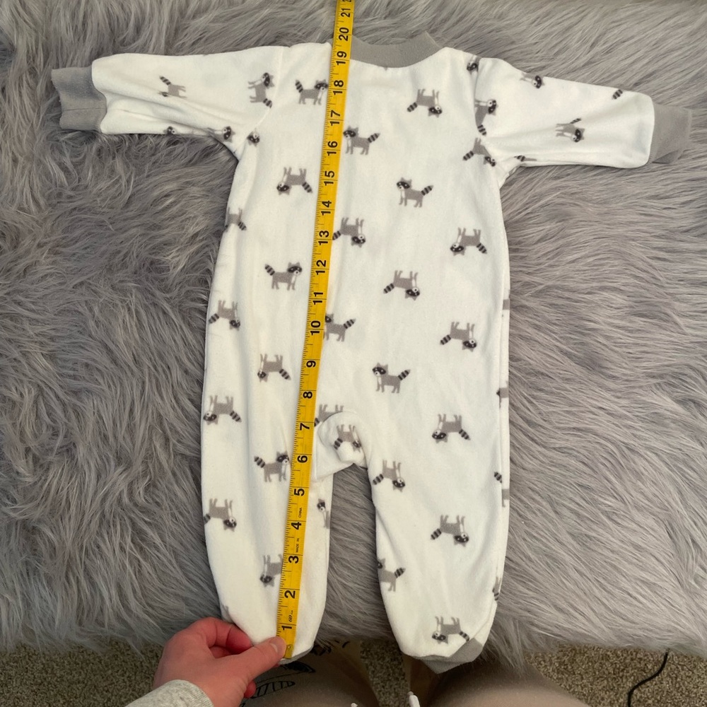 💕Carter's Raccoon Footie PJs - Picture 6 of 6